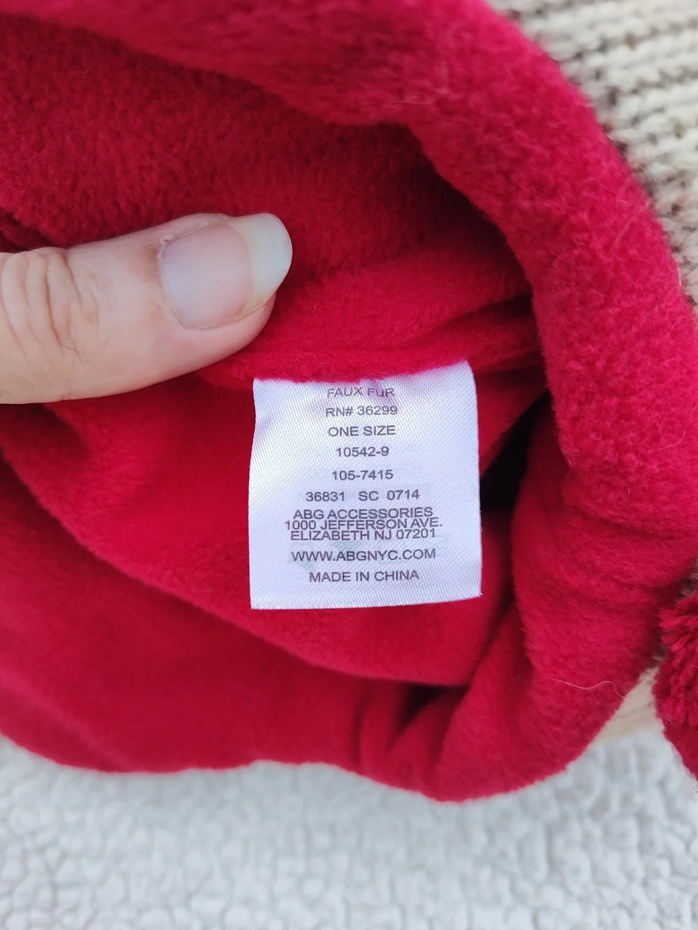 Super Cute Reindeer Earflap Hat - Brown Red Festive Beanie